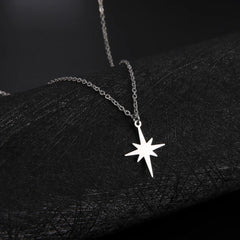 Y2K North Star Pendant Necklace