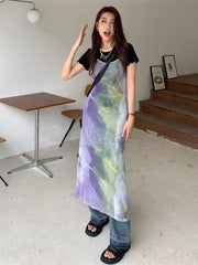 Y2K Painters Paradise Maxi Skirt