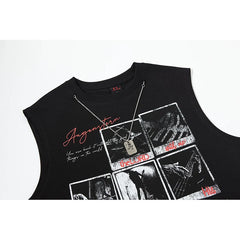 Y2K Polaroid Show Graphic Tank Top