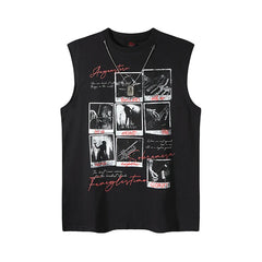 Y2K Polaroid Show Graphic Tank Top