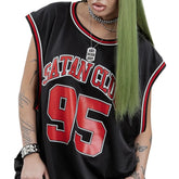 Y2K Satan Club Jersey Tank Top