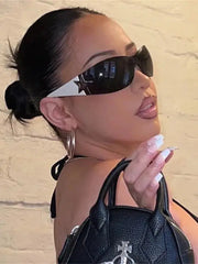 Y2K Silver Star Sunglasses