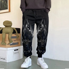 Y2K Spider Graphic Baggy Sweatpant Joggers Trousers