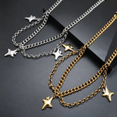 Y2K Starry Night Pendant Necklace