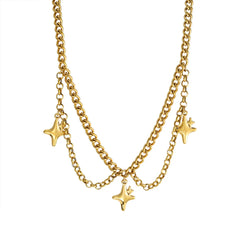 Y2K Starry Night Pendant Necklace