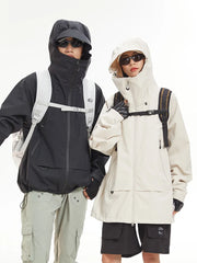 Y2K Waterproof Windbreaker Hiking Jacket Coat