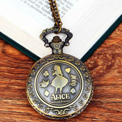 Alice in Wonderland Steampunk pocket watch