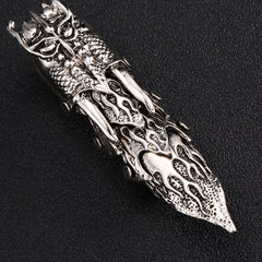 Steampunk owl finger armor