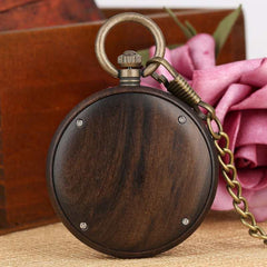 Wodden Steampunk pocket watch