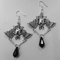 Bat Steampunk earrings