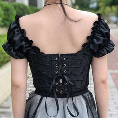 Steampunk embroidery corset