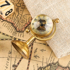 Steampunk style mechanical clock