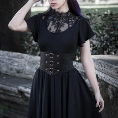 Steampunk belt with rings