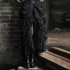 Large size Steampunk skirt
