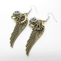 Bronze Steampunk earrings