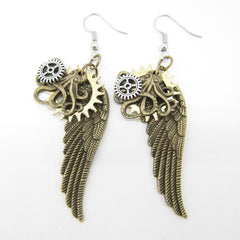Bronze Steampunk earrings