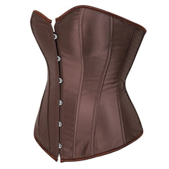 Brown Overbust Steampunk corset