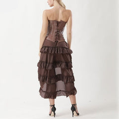 Brown Steampunk dress