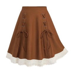 Brown Steampunk skirt