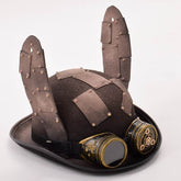 Steampunk bunny ears hat