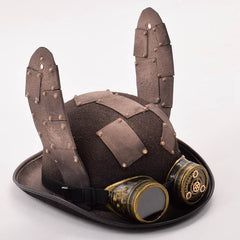 Steampunk bunny ears hat