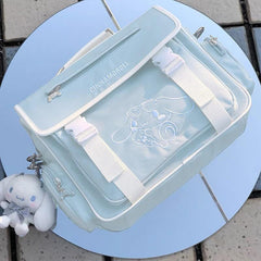 Kawai Blue School Messenger Bag