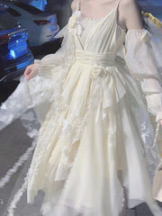Creamy Butterfly Maiden Dress