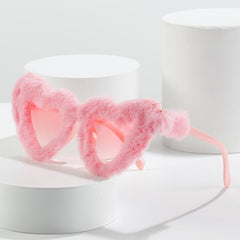Doll Vibes Retro Heart Shaped Sunglasses