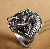 Steampunk dragon ring