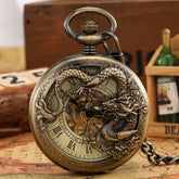Steampunk dragon pocket watch