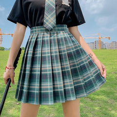 Electric Plaid Skirt (17 Colors)