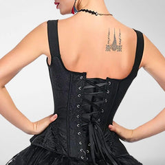 Black Victorian Steampunk corset