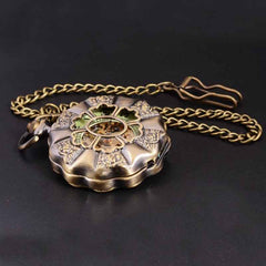 Sunflower Steampunk pocket watch