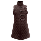 Elegant brown steampunk vest