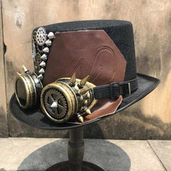 Steampunk gearing hat