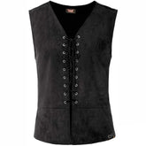 Suede Steampunk vest