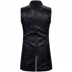Black Victorian Steampunk vest