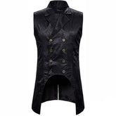 Black Victorian Steampunk vest