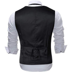 Black and golden steampunk vest