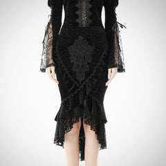 Steampunk trumpet skirt