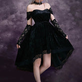 Gothic high low dress