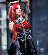 'In Chains' Black Gothic Body Chain Harness