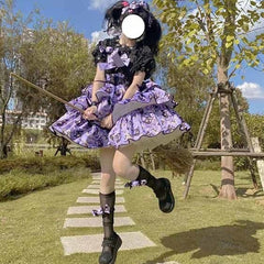 Haunted Halloween Patterned Dress