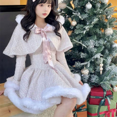 Snow Dumpling Tweed Outfit Set