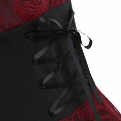 Retro flowers Steampunk dress