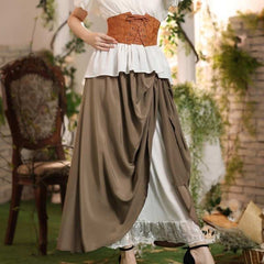 High-waisted Victorian skirt