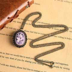 Victorian lilac necklace