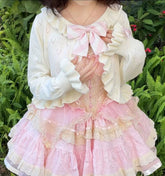 Ruffled Heart Cardigan