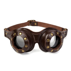 Leather Steampunk goggles