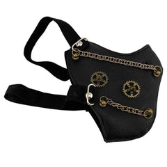 Steampunk mask with chains